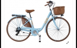 Bici canellini azzurra rubata