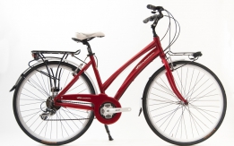 Bici City da donna Acera colore rossa